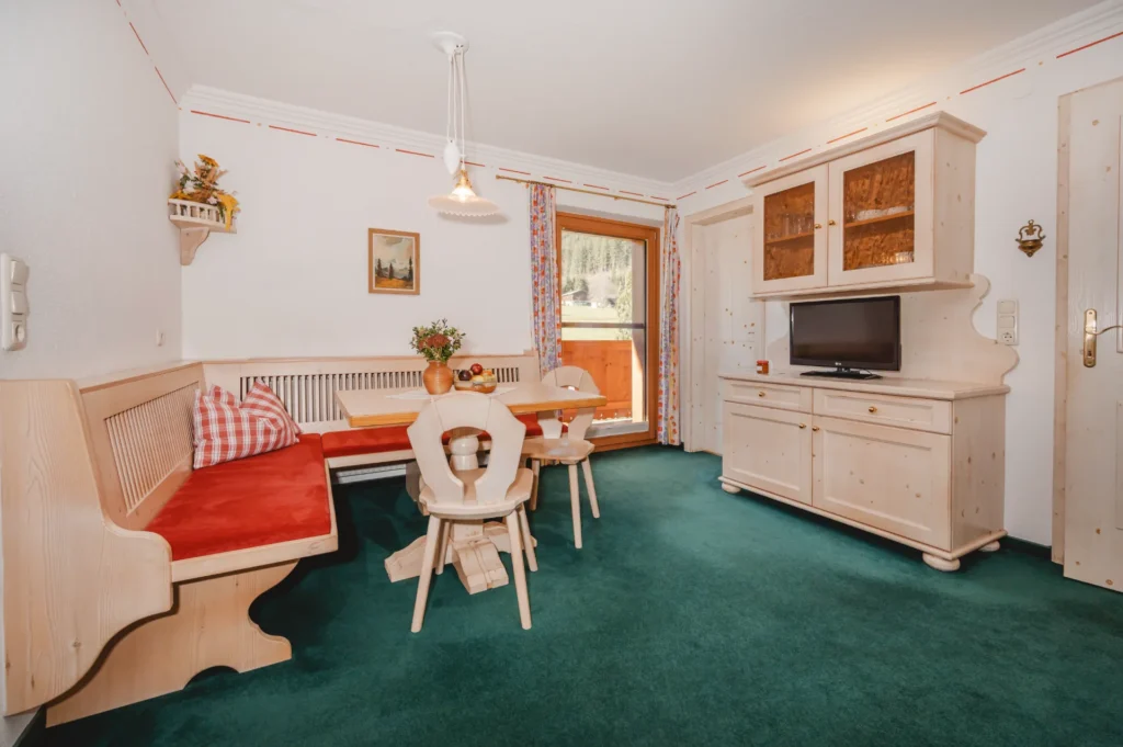Gemütlicher Wohnraum im Appartement Plattenkogel – Edenlehengut in Krimml