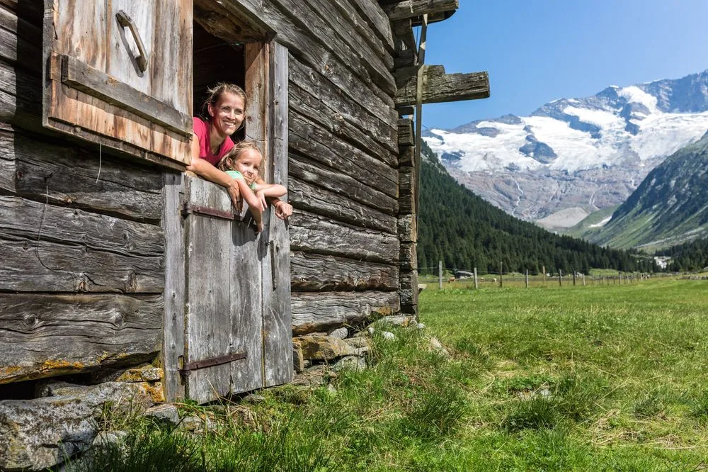 Almhütte in den Bergen bei Krimml – Edenlehengut in Krimml