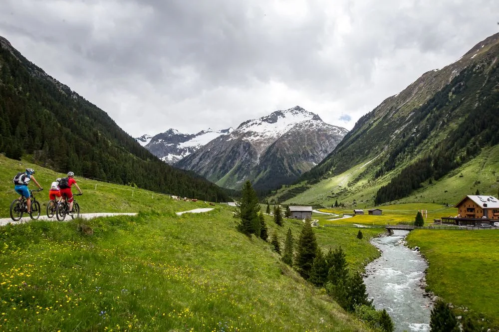 Bike-Tour durch das Bergtal – Edenlehengut in Krimml