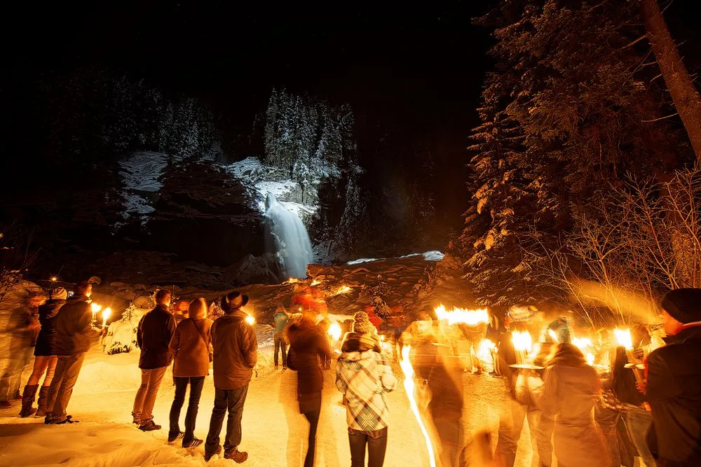 Fackelwanderung am Abend in Krimml – Edenlehengut in Krimml